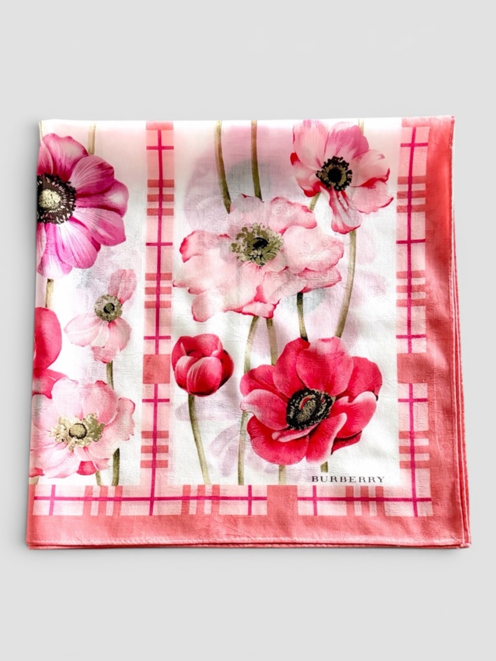 Burberry Floral Cotton Bandana